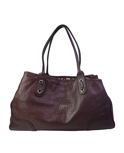 Guccissima Princy Tote, &pound;200, Handbags, Brown, Leather, Front view